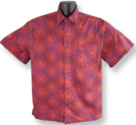 Teal Retro Hawaiian Aloha Shirt